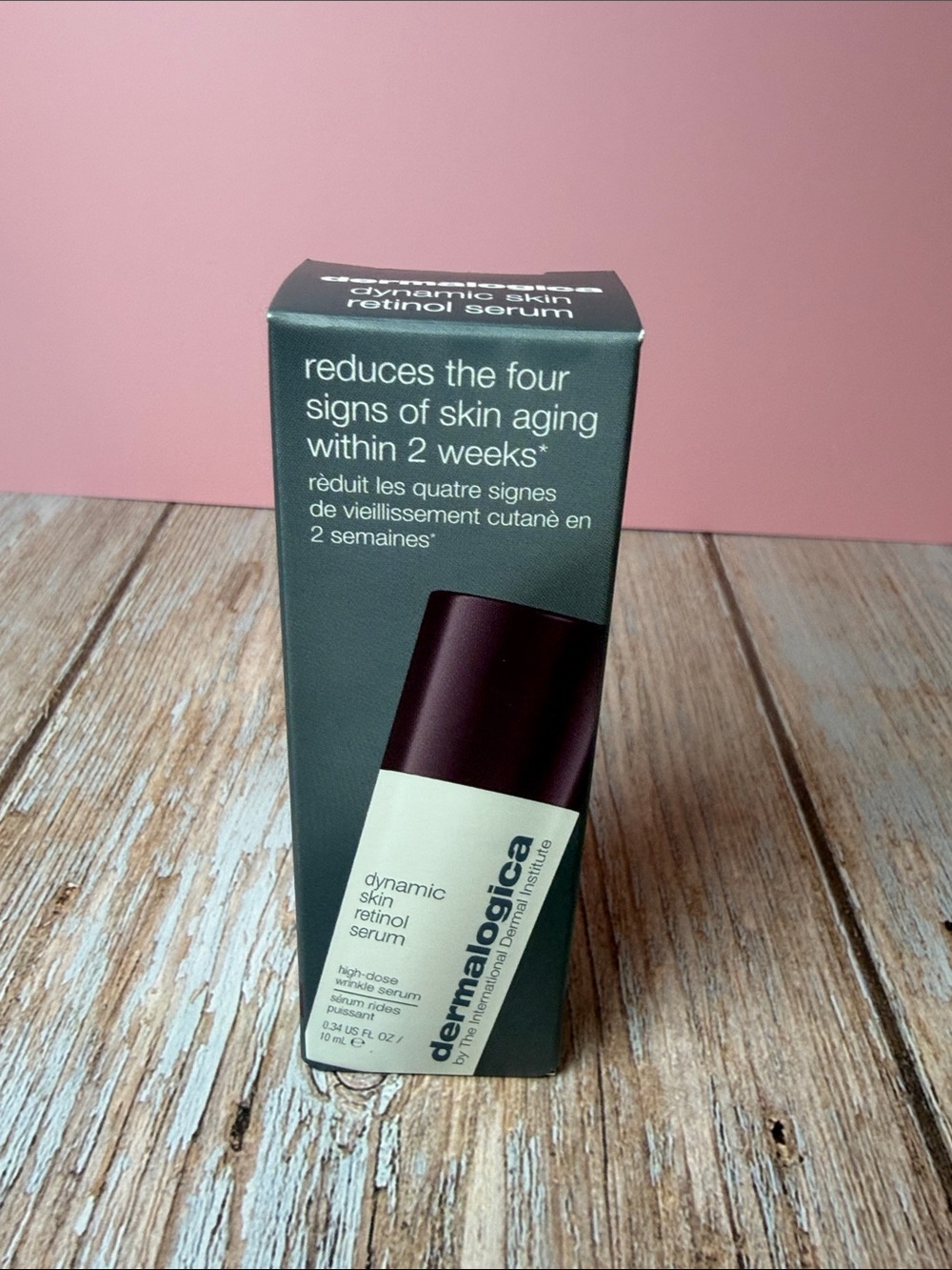 dermalogica Dynamic Skin Retinol Serum – Dark Burgundy & Cream
